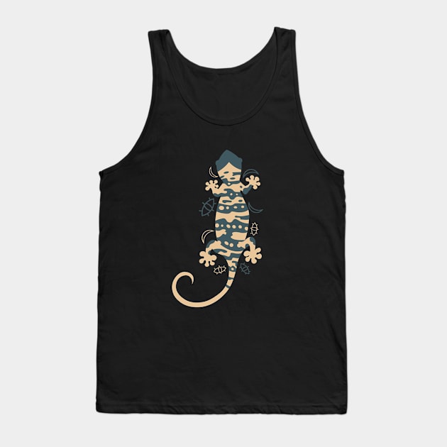 Camo Gecko Tank Top by novaya